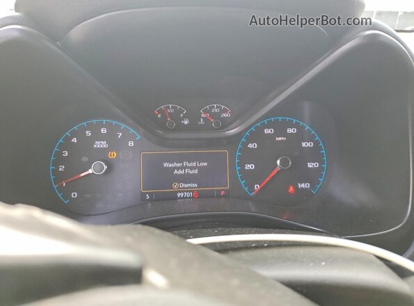 1GCGTDEN1L1161912 2020 CHEVROLET COLORADO Silver ხელსაწყოთა პანელის ხედი