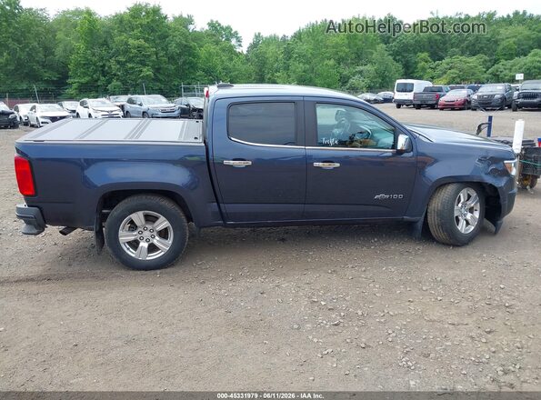 1GCGTDEN2J1238431 2018 CHEVROLET COLORADO Blue Rear interior view