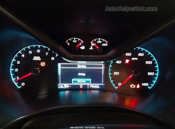 1GCGTDEN2J1323107 2018 CHEVROLET COLORADO Blue Հետևի նստատեղերի տեսք