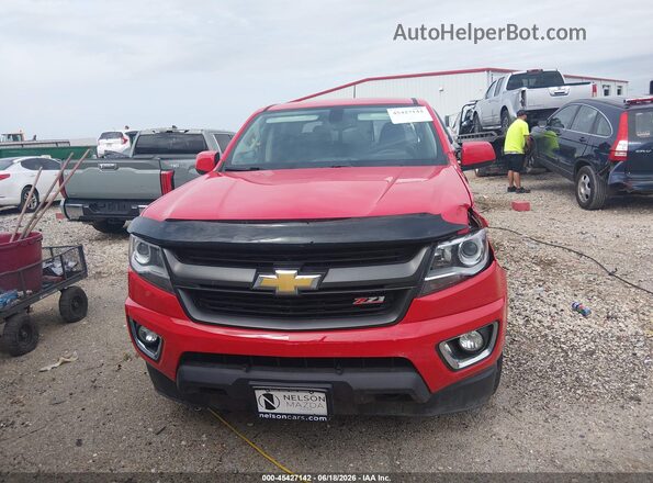 1GCGTDEN2K1135351 2019 CHEVROLET COLORADO Красный Вид щитка приборов