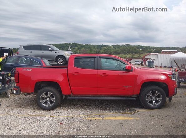 1GCGTDEN2K1135351 2019 CHEVROLET COLORADO Красный Вид задней части салона