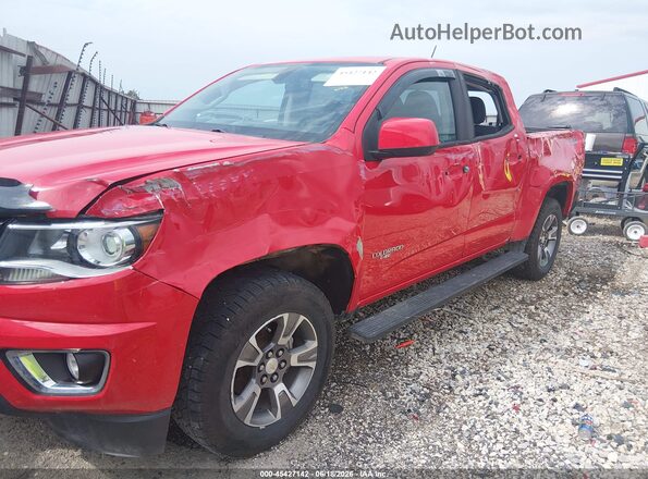 1GCGTDEN2K1135351 2019 CHEVROLET COLORADO Красный Вид спереди