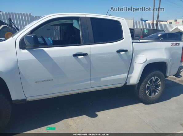 1GCGTDEN2M1281168 2021 CHEVROLET COLORADO White უკანა სალონის ხედი