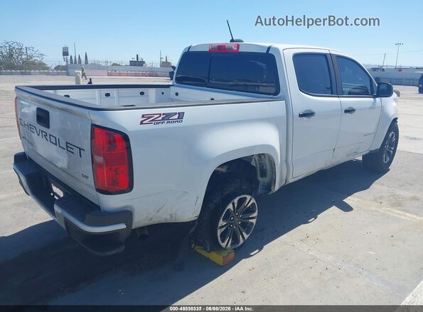 1GCGTDEN2M1281168 2021 CHEVROLET COLORADO White უკანა მარჯვენა