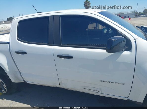 1GCGTDEN2M1281168 2021 CHEVROLET COLORADO White ხელსაწყოთა პანელის ხედი