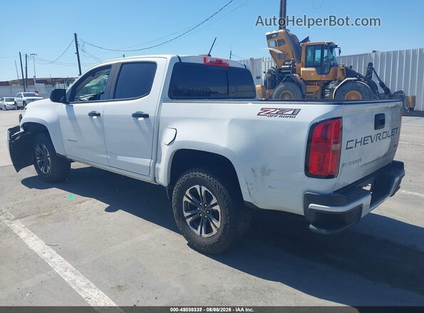 1GCGTDEN2M1281168 2021 CHEVROLET COLORADO White უკანა მარცხენა