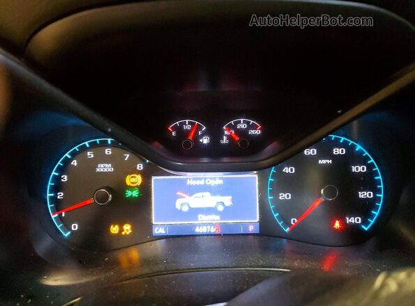 1GCGTDEN3K1179200 2019 CHEVROLET COLORADO Black Widok zestawu wskaźników