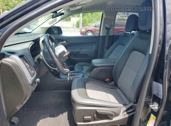 1GCGTDEN3M1240547 2021 CHEVROLET COLORADO Черный Вид салона спереди