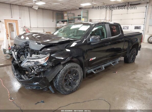 1GCGTDEN4J1181732 2018 CHEVROLET COLORADO Black Առջևի ձախ երեք քառորդ տեսարան