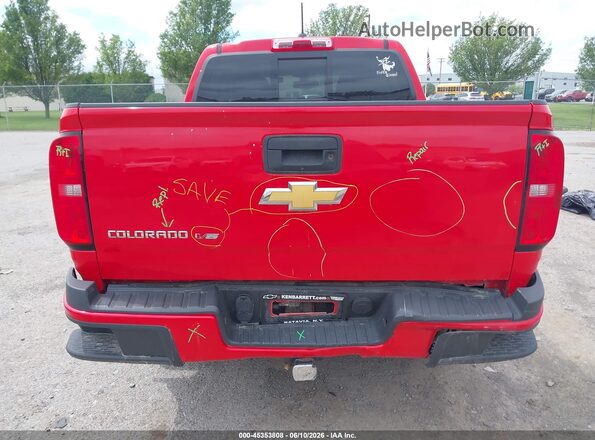 1GCGTDEN4J1183738 2018 CHEVROLET COLORADO Red Դիմացի տեսք