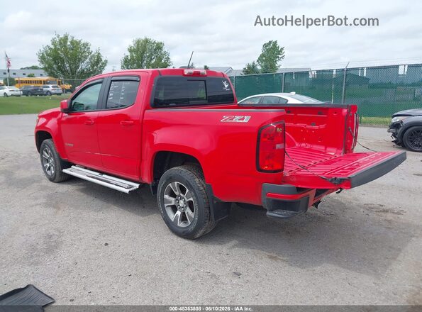 1GCGTDEN4J1183738 2018 CHEVROLET COLORADO Red Հետևի ձախ