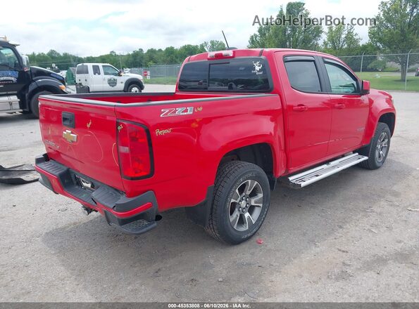 1GCGTDEN4J1183738 2018 CHEVROLET COLORADO Red Հետևի աջ
