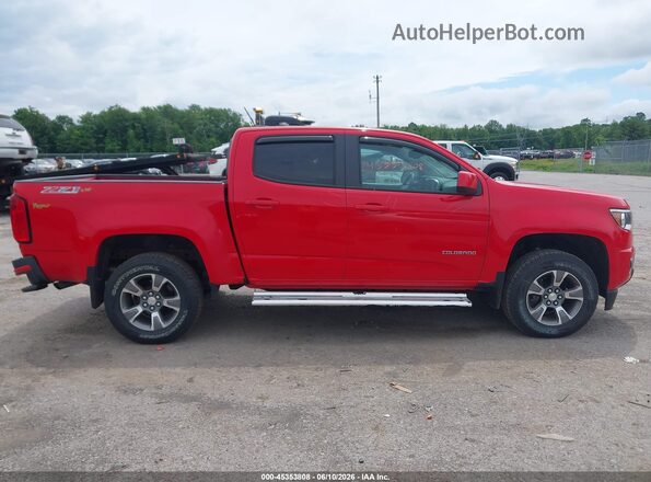 1GCGTDEN4J1183738 2018 CHEVROLET COLORADO Red Սալոնի հետևի տեսք