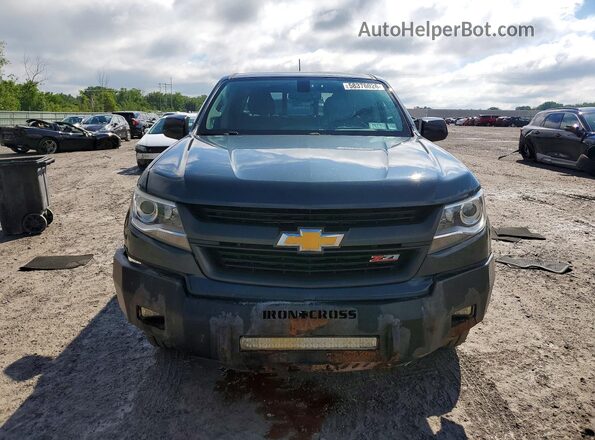 1GCGTDEN5H1175187 2017 CHEVROLET COLORADO Зеленый Вид спереди