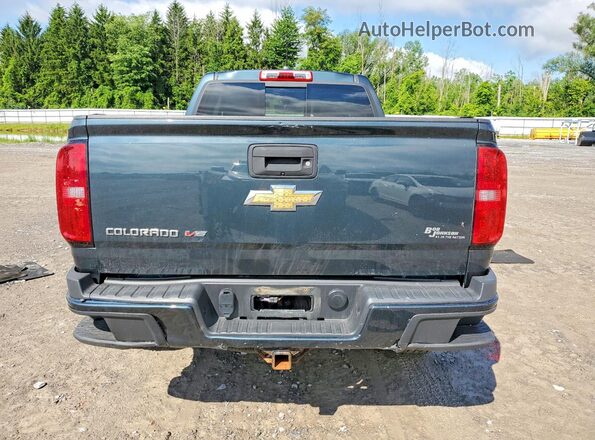 1GCGTDEN5H1175187 2017 CHEVROLET COLORADO Зеленый Вид сзади