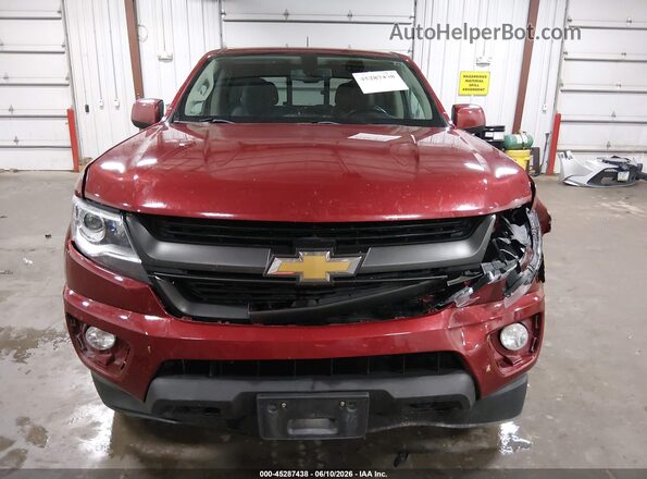 1GCGTDEN6K1190045 2019 CHEVROLET COLORADO Red Rear interior view