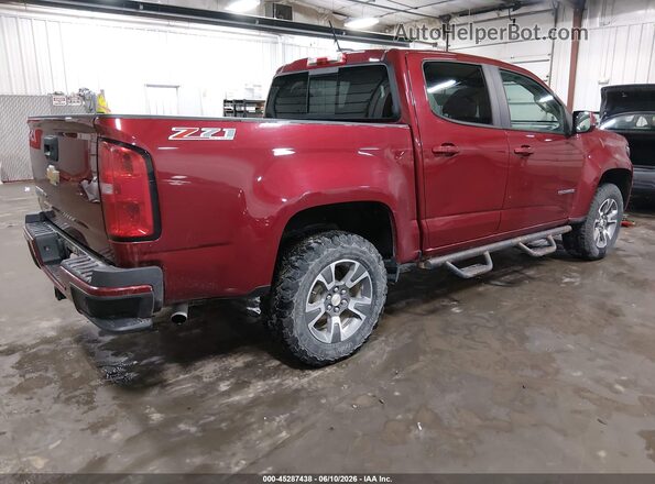 1GCGTDEN6K1190045 2019 CHEVROLET COLORADO Red Rear right