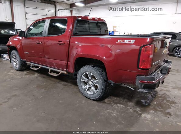 1GCGTDEN6K1190045 2019 CHEVROLET COLORADO Red Rear left