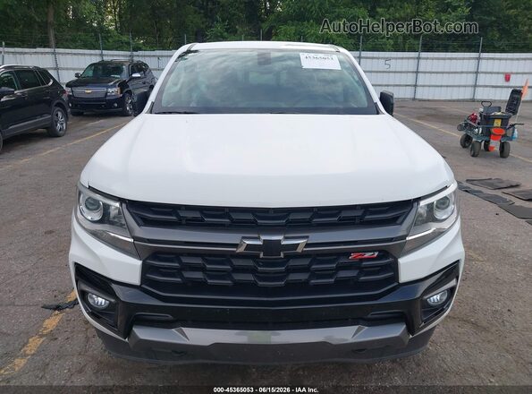 1GCGTDEN6M1142256 2021 CHEVROLET COLORADO White Widok wnętrza z tyłu