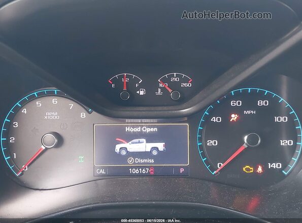 1GCGTDEN6M1142256 2021 CHEVROLET COLORADO White Widok tylnych siedzeń