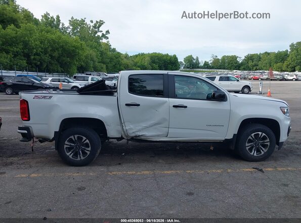1GCGTDEN6M1142256 2021 CHEVROLET COLORADO White Widok wnętrza 360 stopni