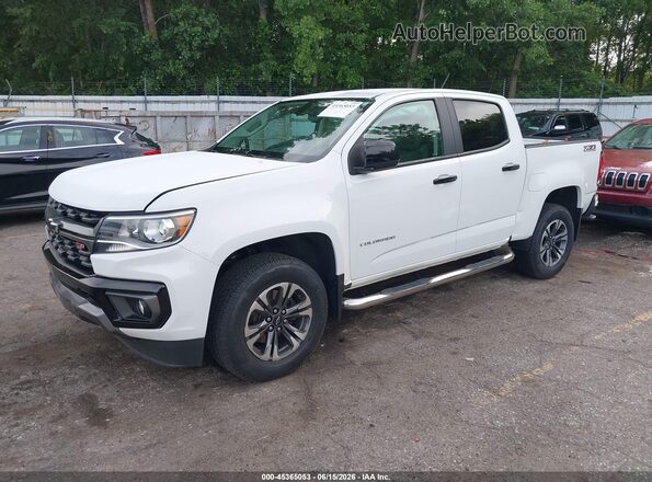 1GCGTDEN6M1142256 2021 CHEVROLET COLORADO White Przód lewy
