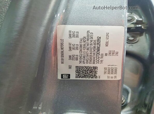 1GCGTDEN6N1292952 2022 CHEVROLET COLORADO Gray ძრავის განყოფილების ხედი