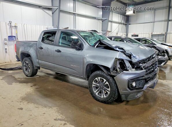 1GCGTDEN6N1292952 2022 CHEVROLET COLORADO Gray წინა მარჯვენა