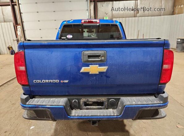 1GCGTDEN7J1319781 2018 CHEVROLET COLORADO Blue Հետևի տեսք