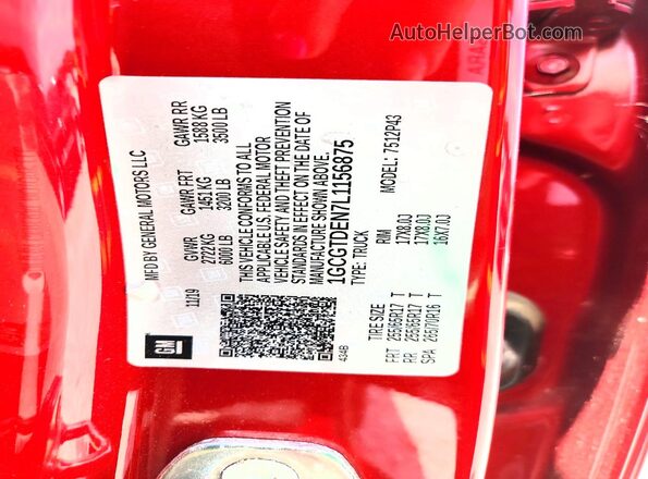 1GCGTDEN7L1156875 2020 CHEVROLET COLORADO Red 