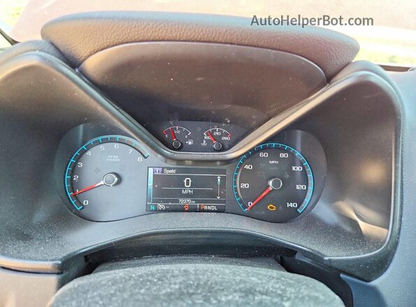 1GCGTDEN8H1195353 2017 CHEVROLET COLORADO Red Vista del cuadro de instrumentos