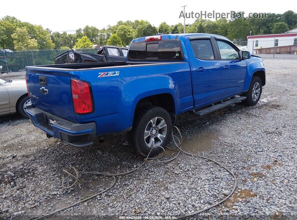 1GCGTDEN8J1228390 2018 CHEVROLET COLORADO Синий Задняя правая четверть