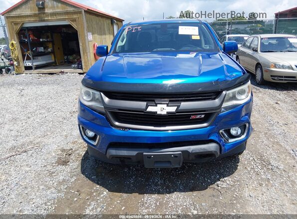 1GCGTDEN8J1228390 2018 CHEVROLET COLORADO Синий Вид спереди