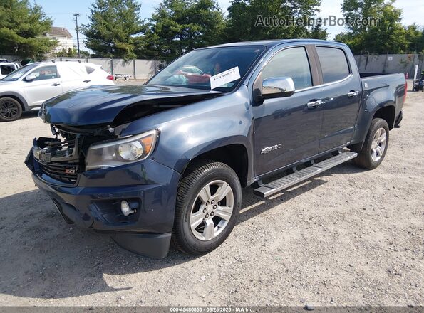 1GCGTDEN8J1318221 2018 CHEVROLET COLORADO Blue წინა მარცხენა ხედი სამი მეოთხედიდან