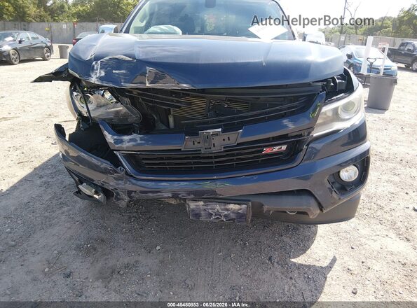 1GCGTDEN8J1318221 2018 CHEVROLET COLORADO Blue წინა ხედი