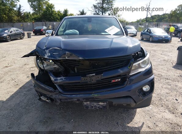 1GCGTDEN8J1318221 2018 CHEVROLET COLORADO Blue ხელსაწყოთა პანელის ხედი