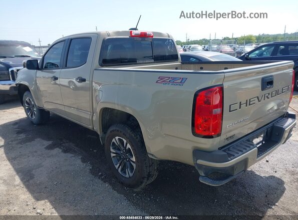1GCGTDEN8N1177883 2022 CHEVROLET COLORADO Коричневый Задняя левая четверть