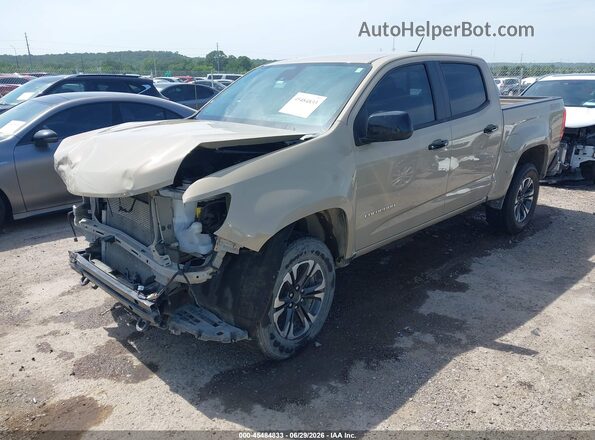 1GCGTDEN8N1177883 2022 CHEVROLET COLORADO Коричневый Передняя левая четверть