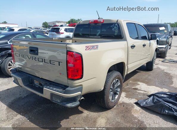 1GCGTDEN8N1177883 2022 CHEVROLET COLORADO Коричневый Задняя правая четверть