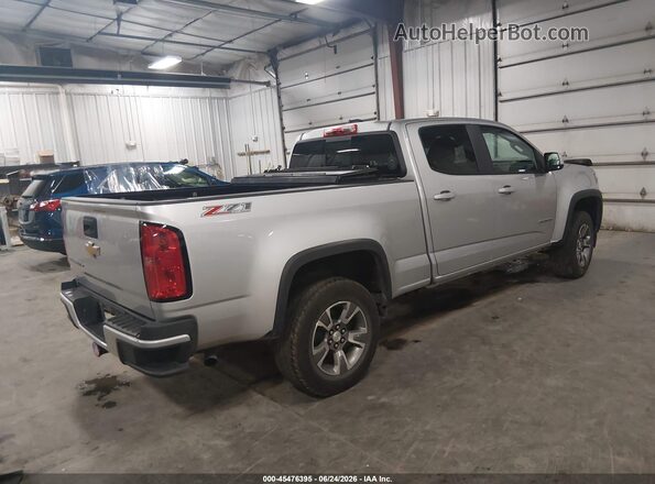 1GCGTDEN9J1173044 2018 CHEVROLET COLORADO Серебряный Задняя правая четверть
