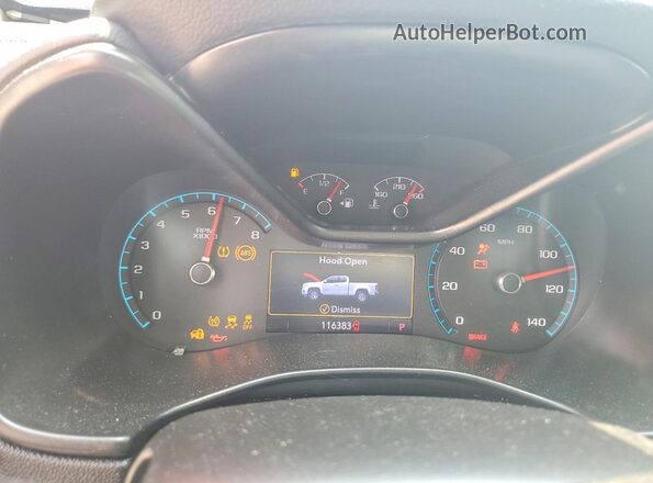 1GCGTDEN9K1285750 2019 CHEVROLET COLORADO Black Սարքավորումների վահանակի տեսք