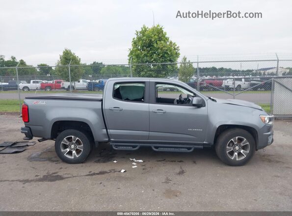 1GCGTDEN9L1244665 2020 CHEVROLET COLORADO Gray უკანა სალონის ხედი