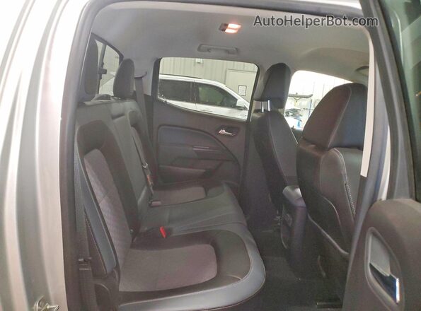 1GCGTDENXH1252006 2017 CHEVROLET COLORADO Silver უკანა სავარძლების ხედი