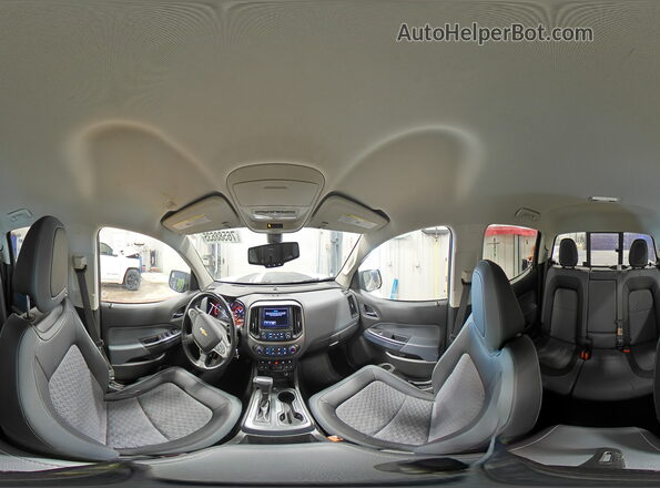 1GCGTDENXH1252006 2017 CHEVROLET COLORADO Silver VIN კოდის სტიკერის ხედი