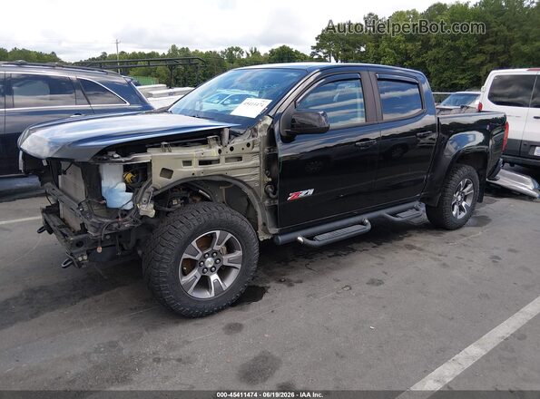 1GCGTDENXJ1210571 2018 CHEVROLET COLORADO Black Przód lewy