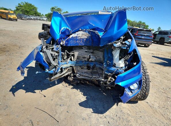 1GCGTDENXJ1298425 2018 CHEVROLET COLORADO Blue Դիմացի տեսք