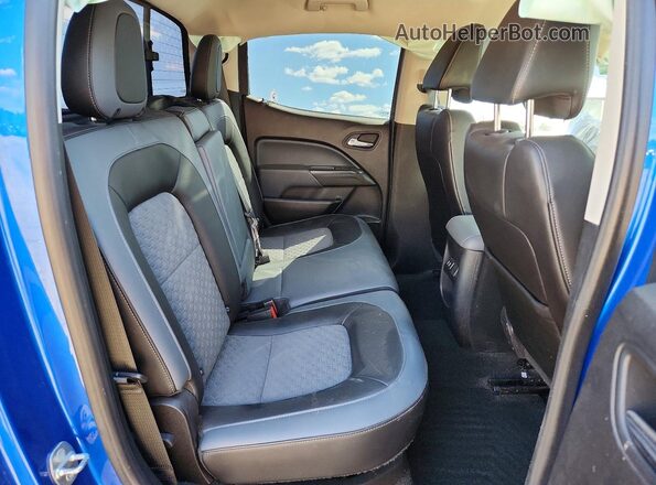 1GCGTDENXJ1298425 2018 CHEVROLET COLORADO Blue Հետևի նստատեղերի տեսք