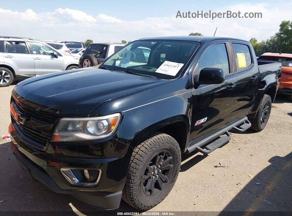 1GCGTDENXL1239104 2020 CHEVROLET COLORADO Black წინა მარცხენა ხედი სამი მეოთხედიდან