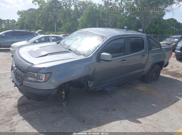 1GCGTEEN1K1124931 2019 CHEVROLET COLORADO Gray Передня ліва чверть