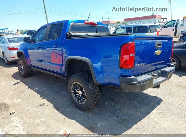 1GCGTEEN2J1239004 2018 CHEVROLET COLORADO Blue Հետևի ձախ